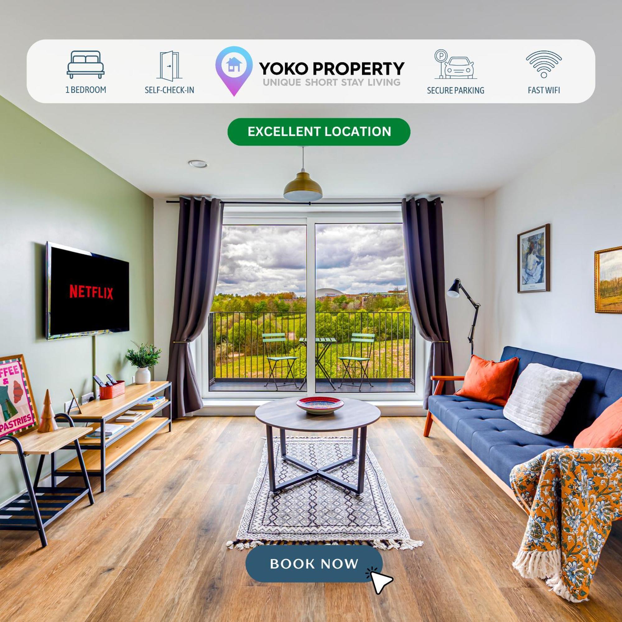 Penthouse Apartment - City Centre - Secure Parking, Balcony, Self-Check-In, Fast Wifi And Smart Tv With Netflix By Yoko Property Milton Keynes Exterior photo